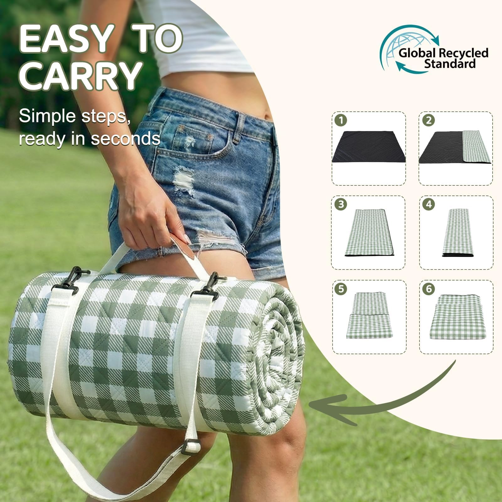 Genovega base impermeable resistente al agua y a la arena para uso exterior
