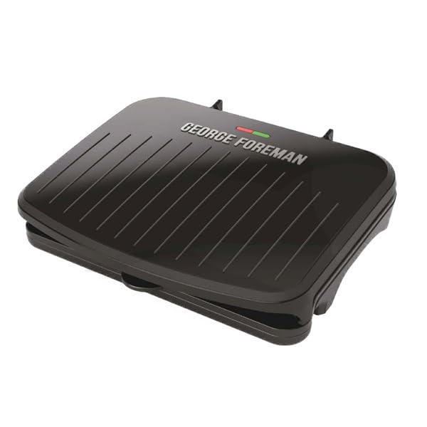 George Foreman vista frontal mostrando control y capacidad para familias