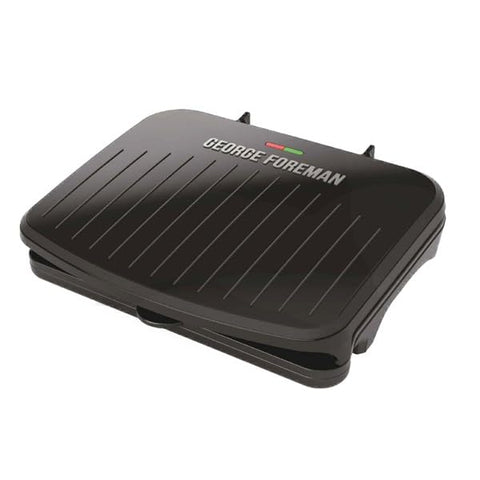 George Foreman vista frontal mostrando control y capacidad para familias