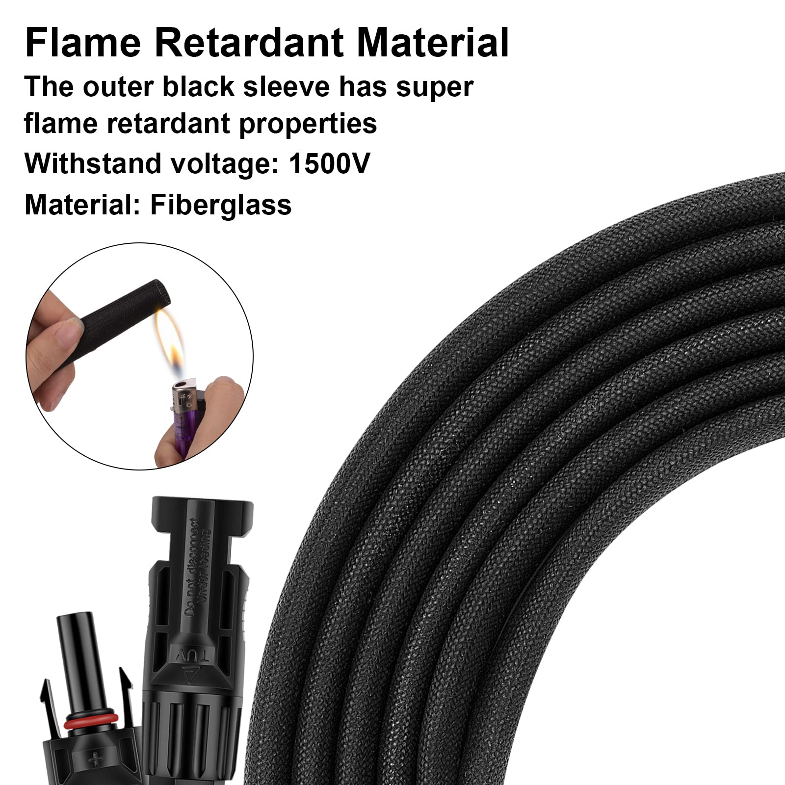 Geosiry vista del aislamiento PVC y PPO del cable, resistencia UV y flexibilidad
