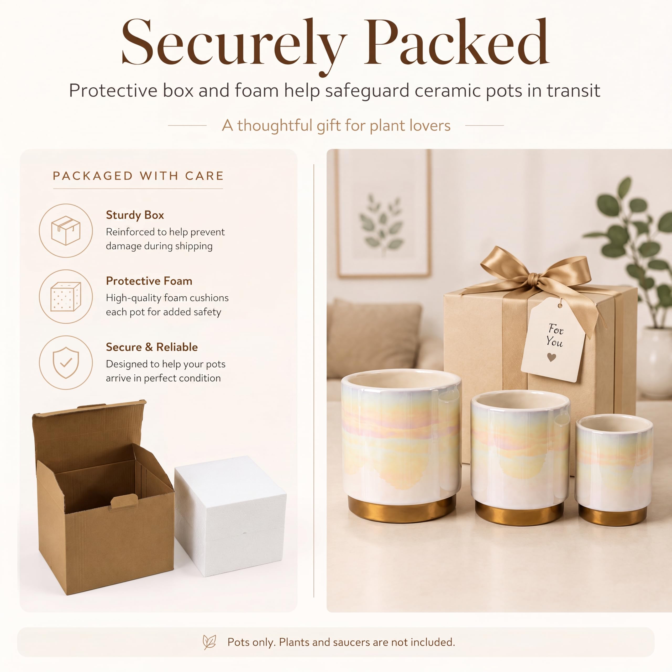 Gepege comparación de tamaños junto a manos para escala visual