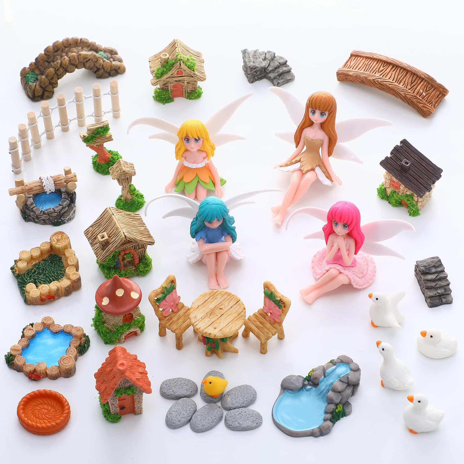 GGSTDDUP primer plano de una hada de PVC, detalle flexible que inspira creatividad