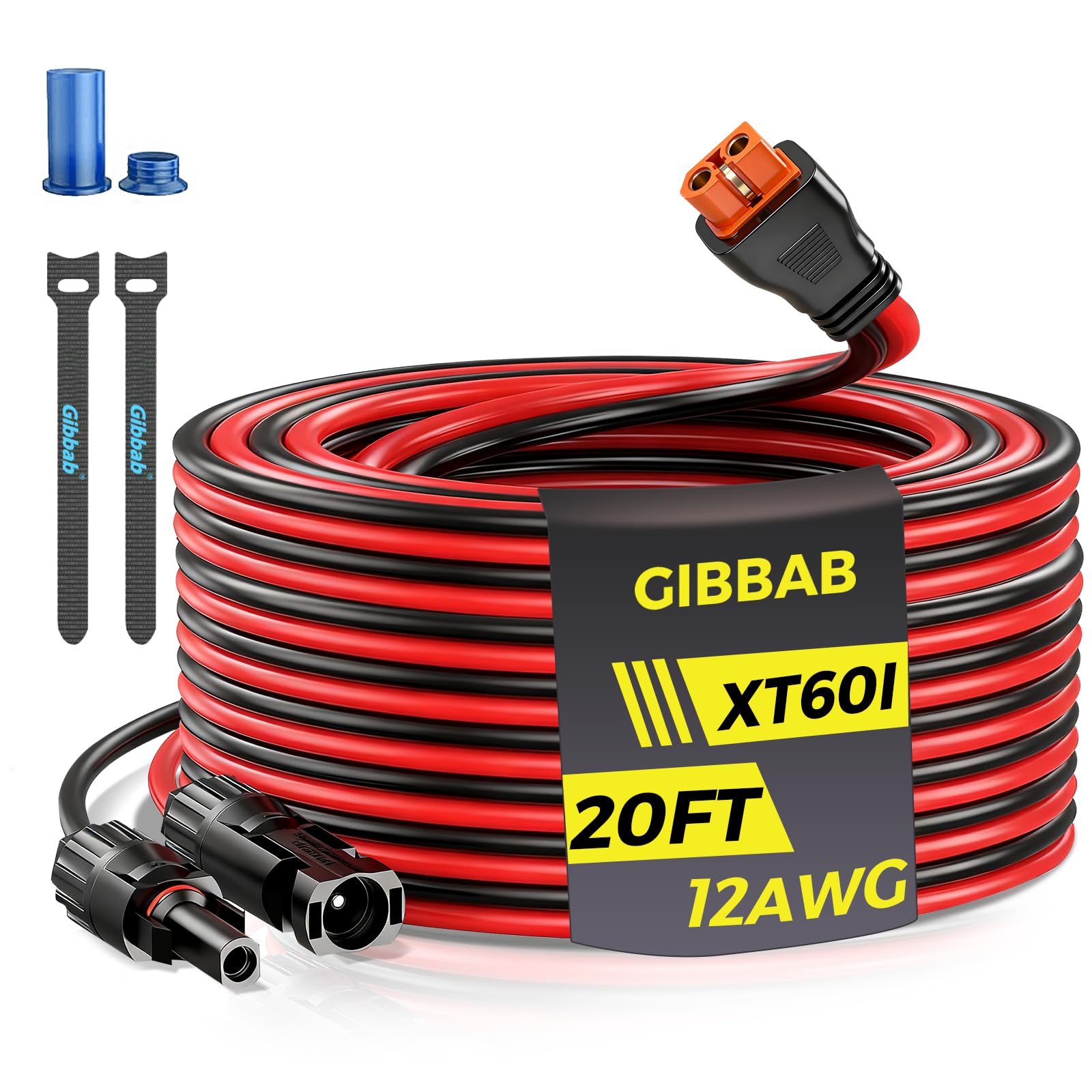 Gibbab vista frontal del conector XT60i mostrando cierre seguro