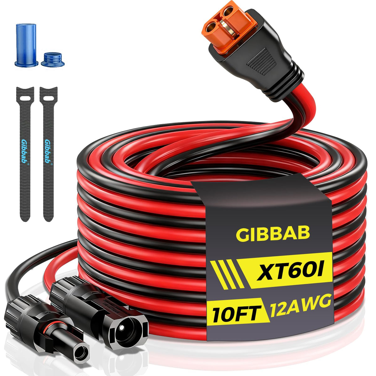 Gibbab conector XT60i frontal mostrando bloqueo y seguridad