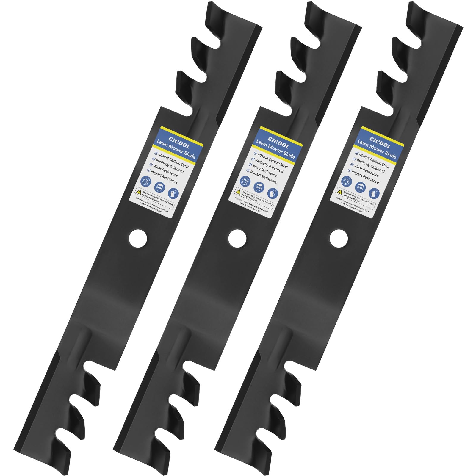 GICOOL cuchilla frente embalaje mostrando ajuste compatible y calidad