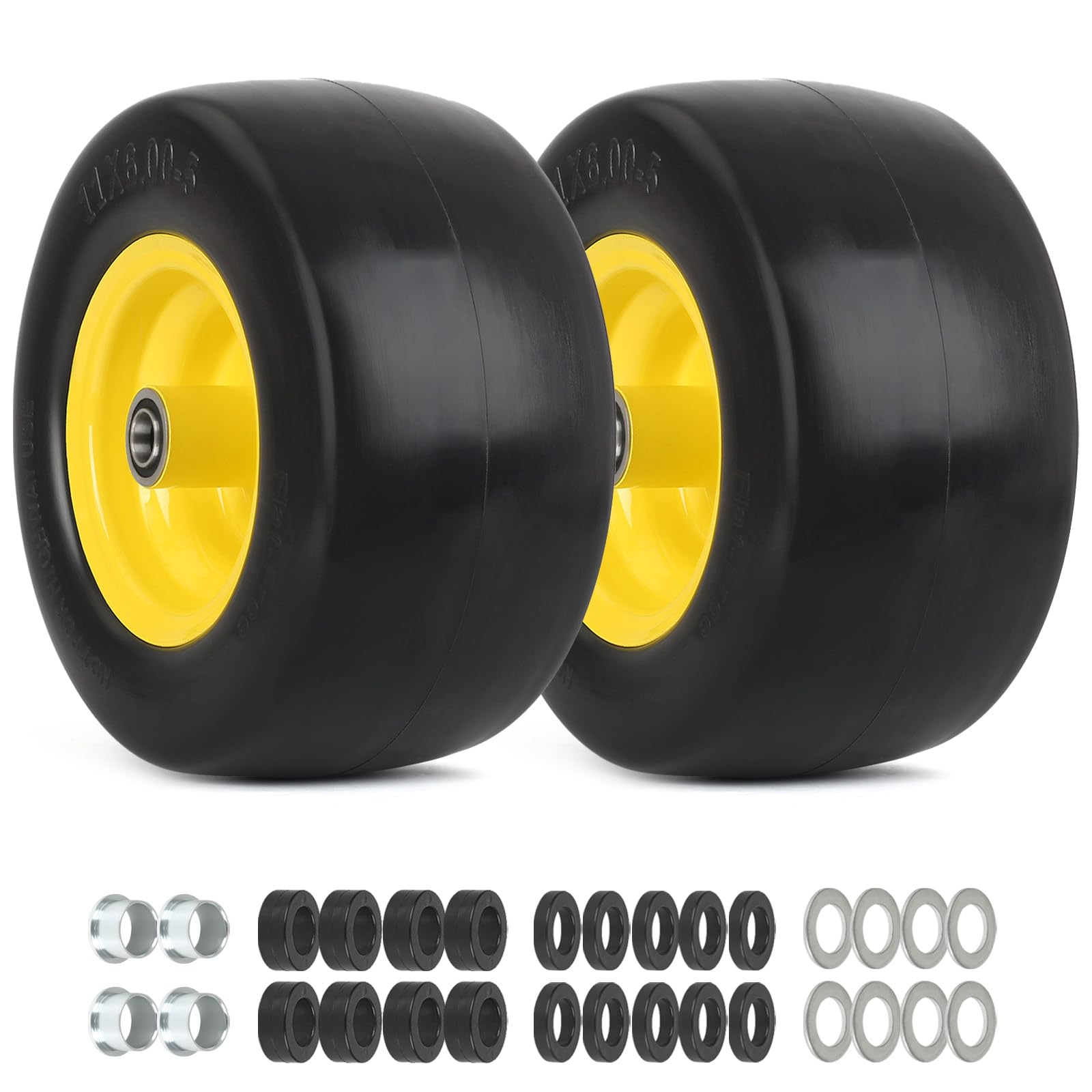 GICOOL rueda frontal ensamblada mostrando ajuste y durabilidad