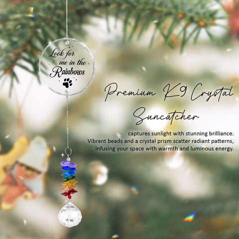 GIFTELIX suncatcher en árbol de Navidad aportando calidez y luz