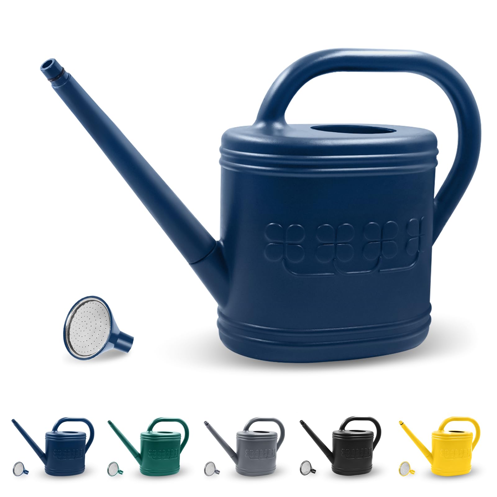 Giftsfaloy regadera frontal mostrando capacidad y diseño ergonómico