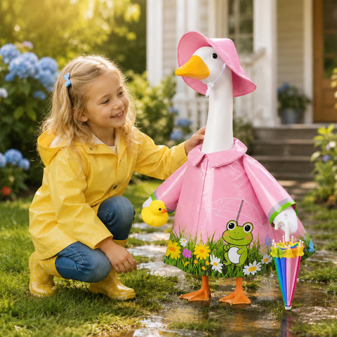 GJL mini pato amarillo como accesorio coordinado que realza la escena