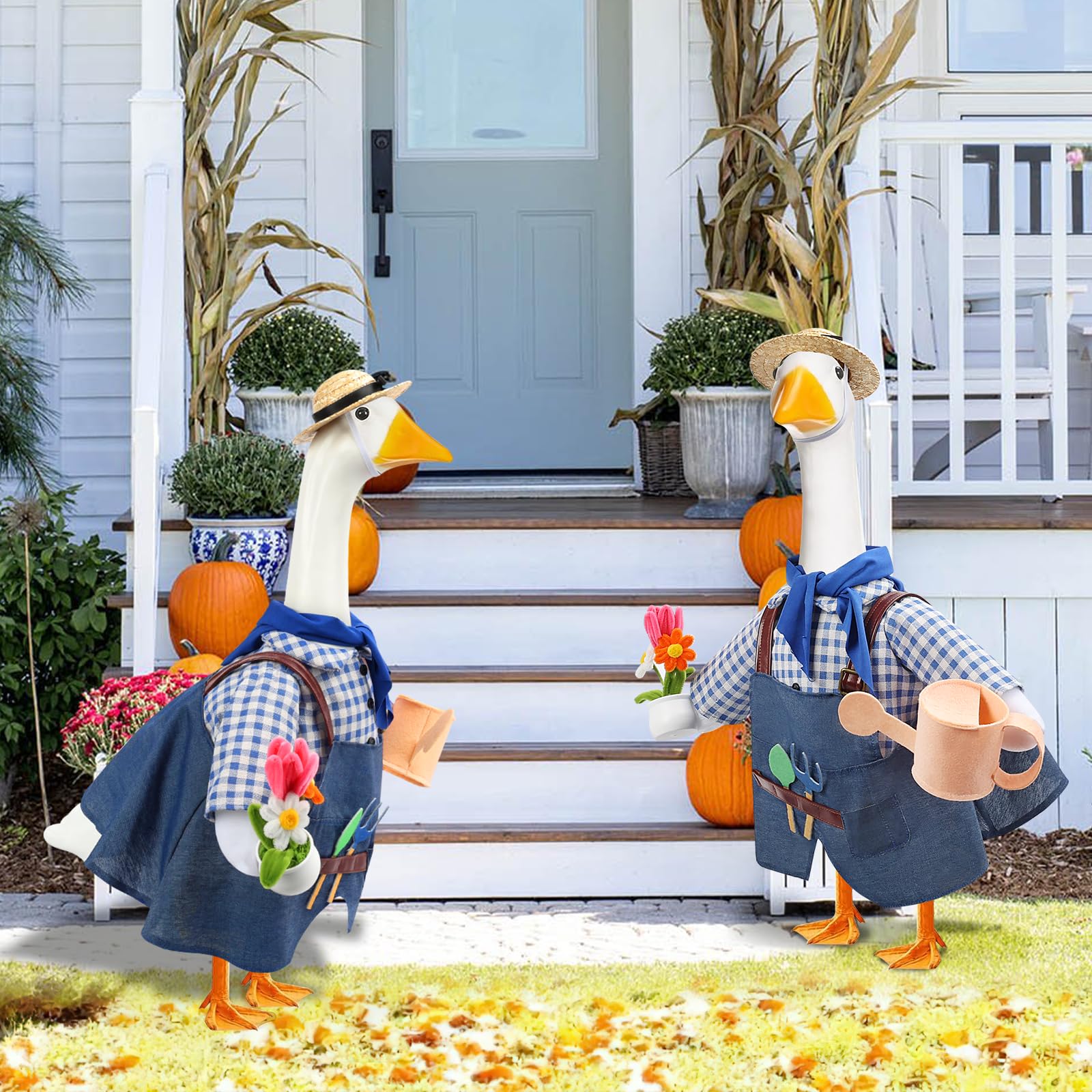 GJL regadera y maceta decorativas que realzan el tema jardinero