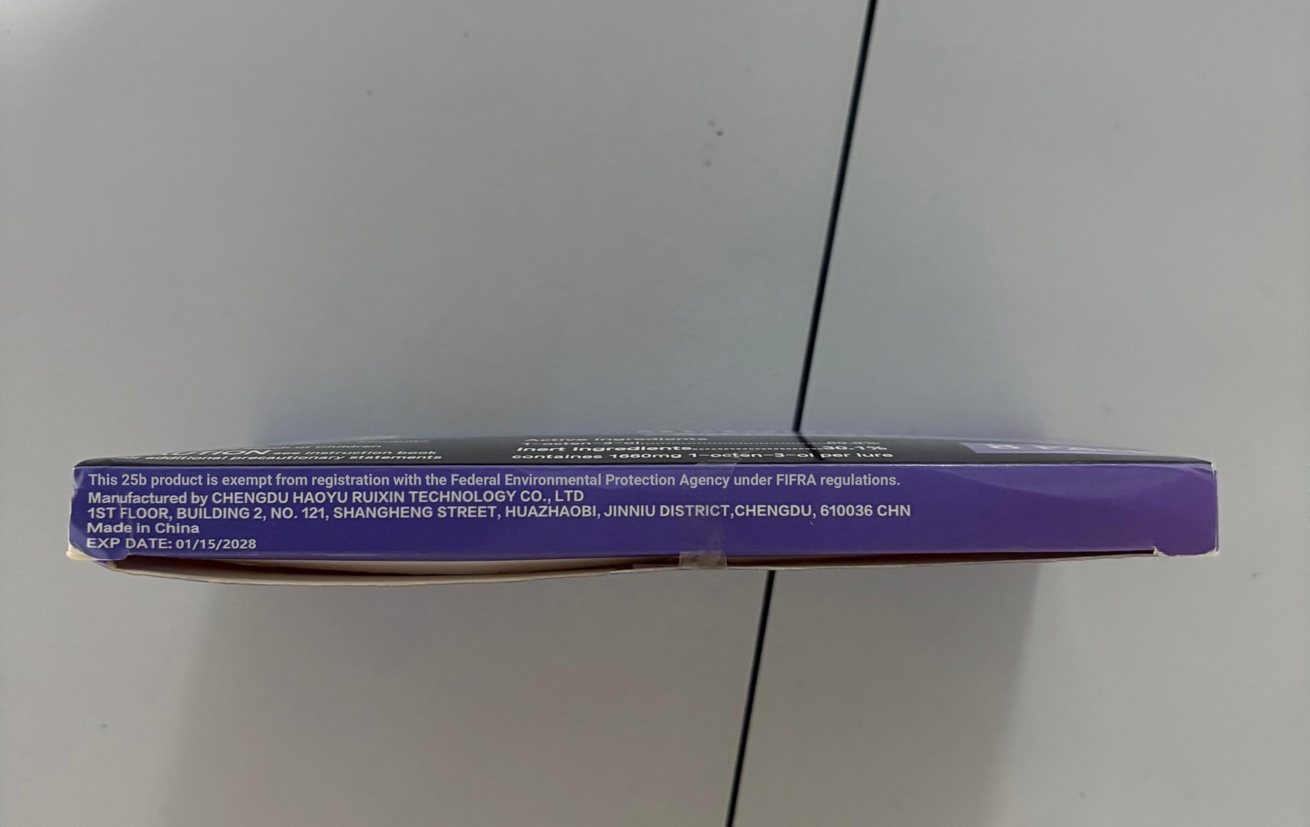 Glovv etiqueta con instrucciones que ayuda a uso seguro