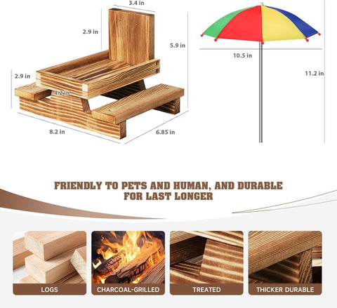Gnodry detalle de madera carbonizada y tornillos, resistente al exterior