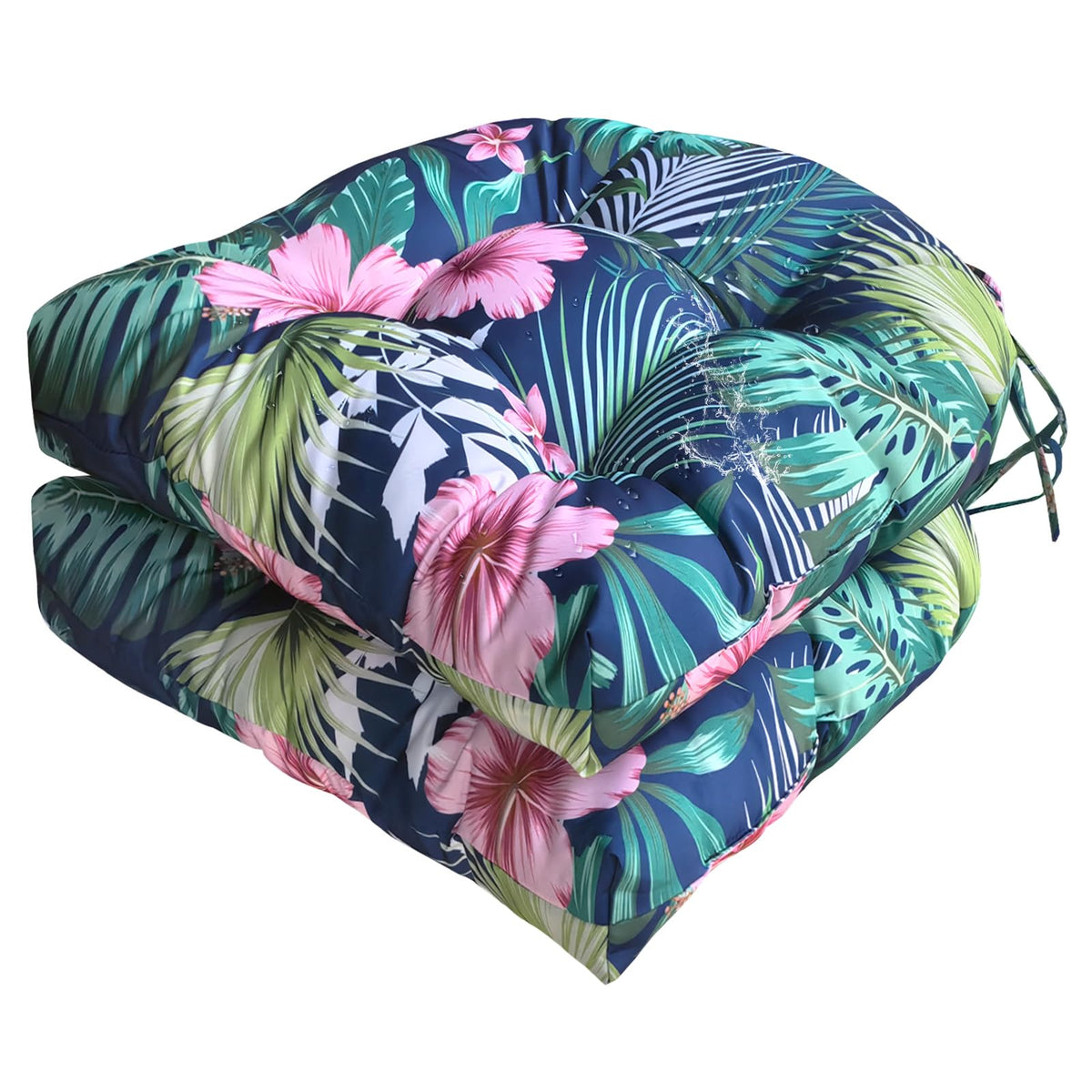 Gnostik cojín frente empaquetado rosa floral, acomoda estéticamente