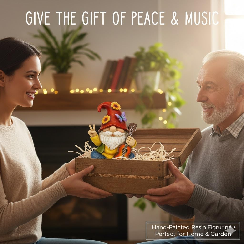 GoGnome mano haciendo signo de la paz aporta carácter y simpatía