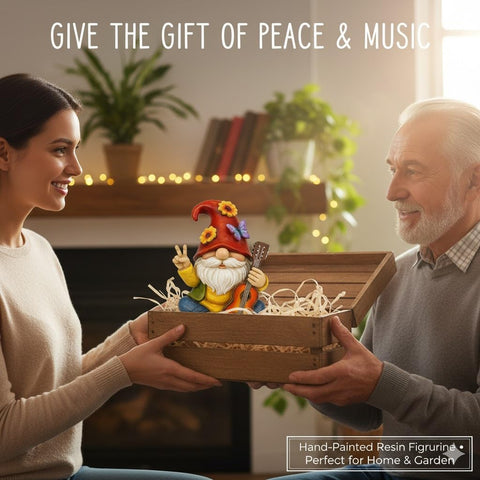 GoGnome mano haciendo signo de la paz aporta carácter y simpatía