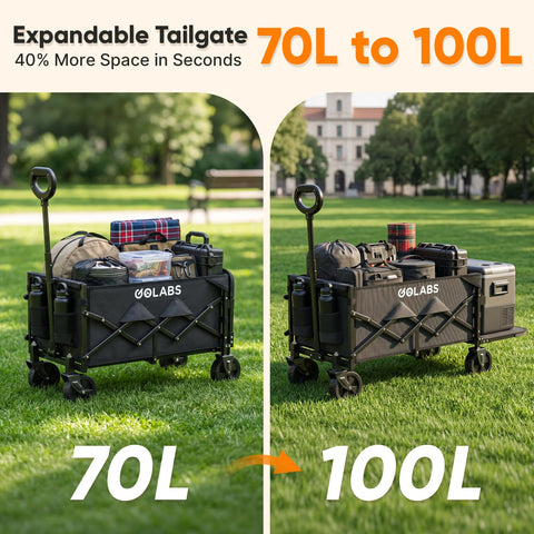 GOLABS manillar extensible en uso que facilita la maniobra