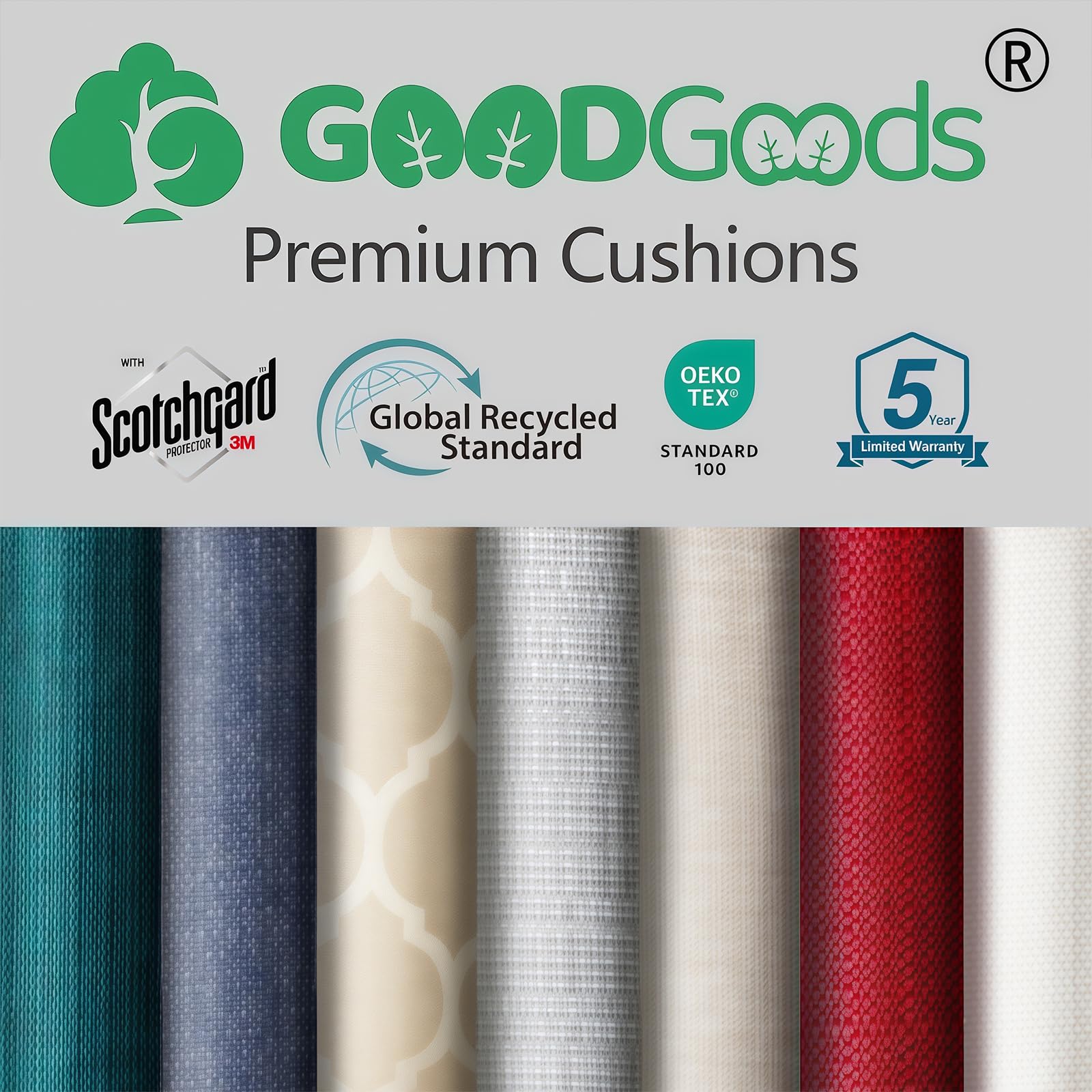 Goodgoods borde biselado y costura reforzada que evita deformaciones