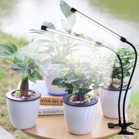 GooingTop cuello flexible 360 grados que facilita dirigir luz precisa sobre plantas