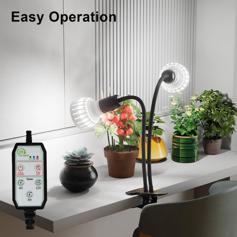 GooingTop cuello flexible ajustable permite dirigir luz con precisión para crecimiento