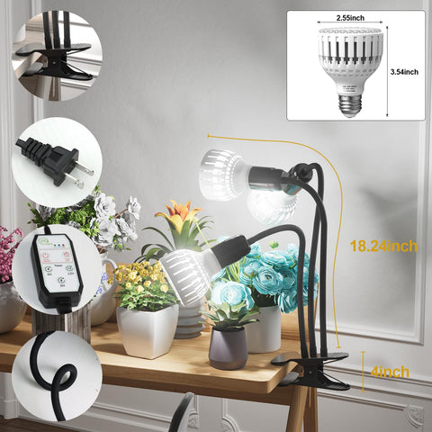 GooingTop primer plano de LEDs mostrando espectro completo y eficiencia