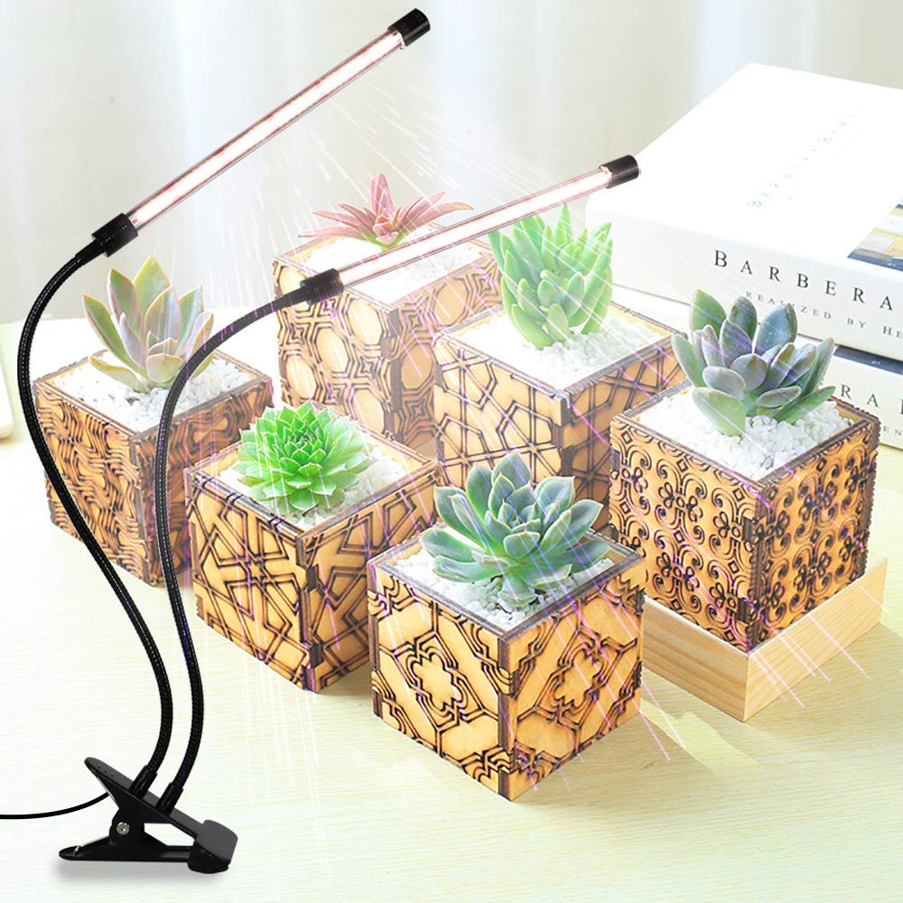 GooingTop en uso sobre mesa con macetas, mejora crecimiento y aspecto saludable