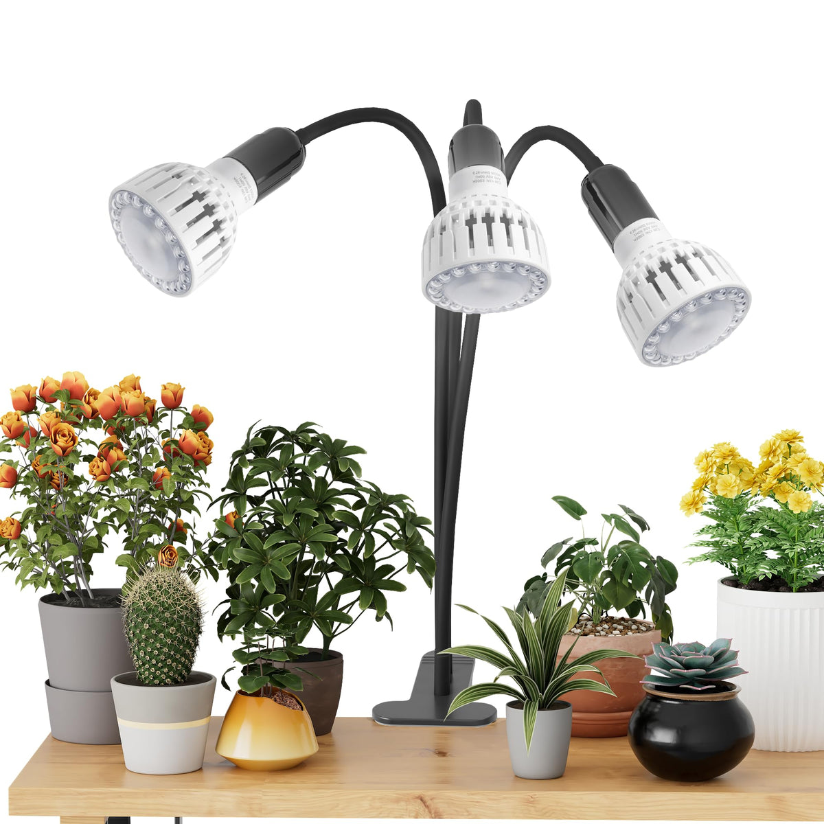 GooingTop vista frontal de la lámpara LED beneficios iluminación uniforme