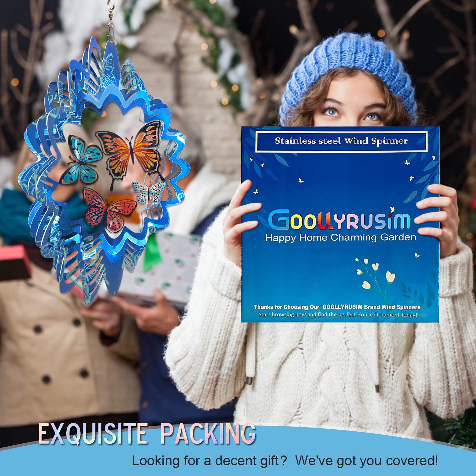 GOOLLYRUSIM capas 3D cortadas a láser que generan efecto visual