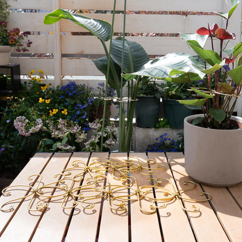 GOOOXIM estilo de vida con planta en interior, soporte discreto y decorativo