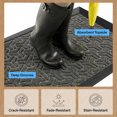 GORILLA GRIP base de caucho natural resistente que evita deslizamientos