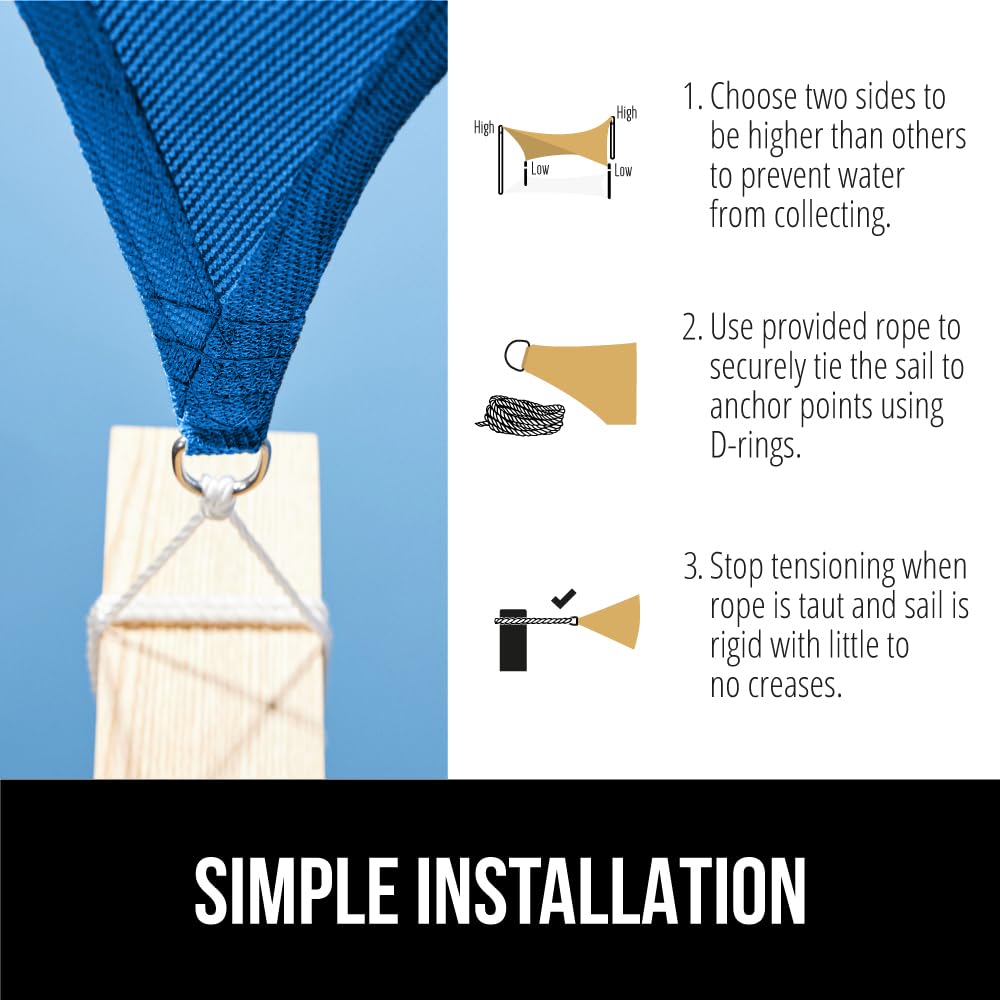 GORILLA GRIP tejido permeable drenando agua para evitar charcos