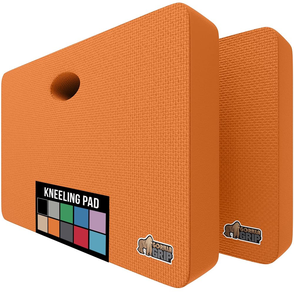 GORILLA GRIP vista frontal del paquete con dos almohadillas, protección y tamaño claro