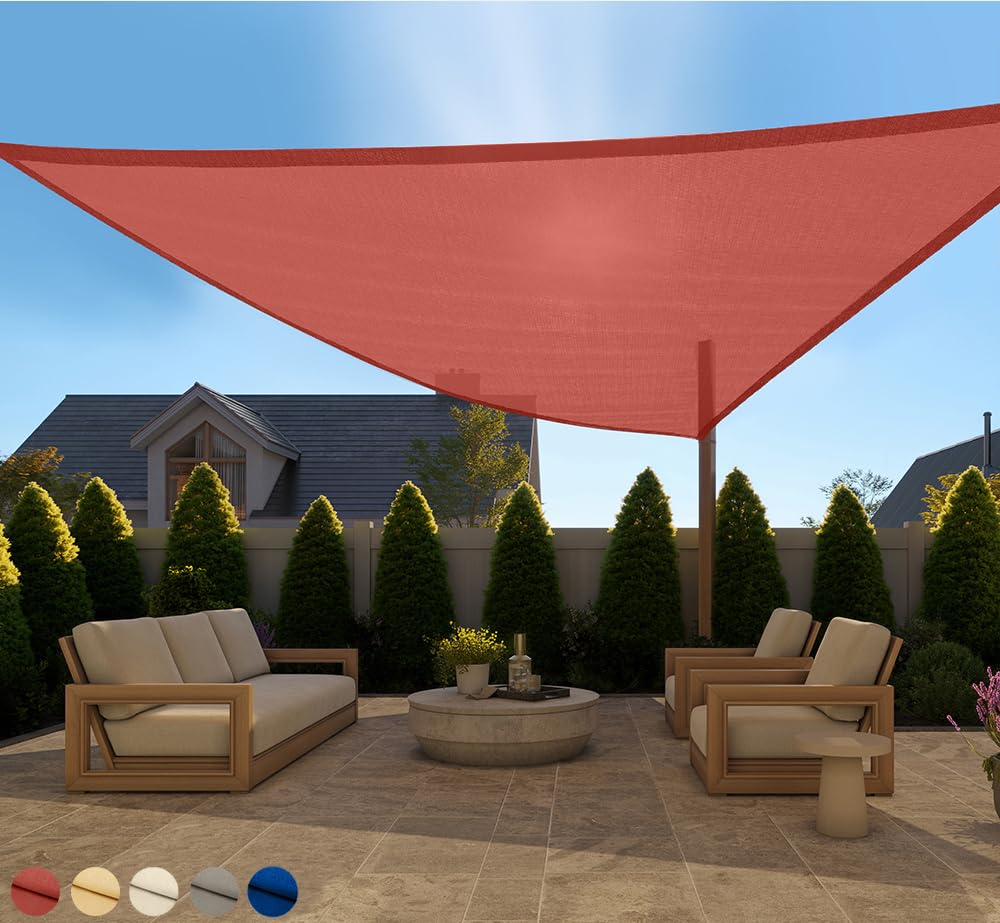 GORILLA GRIP vista frontal del toldo mostrando cobertura y color terra