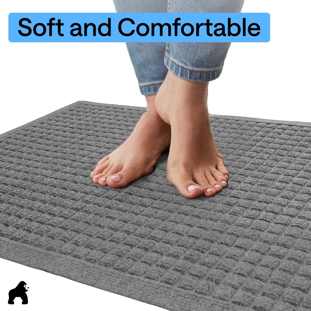 GORILLA GRIP patas de mascota secas y sucias quedando limpias