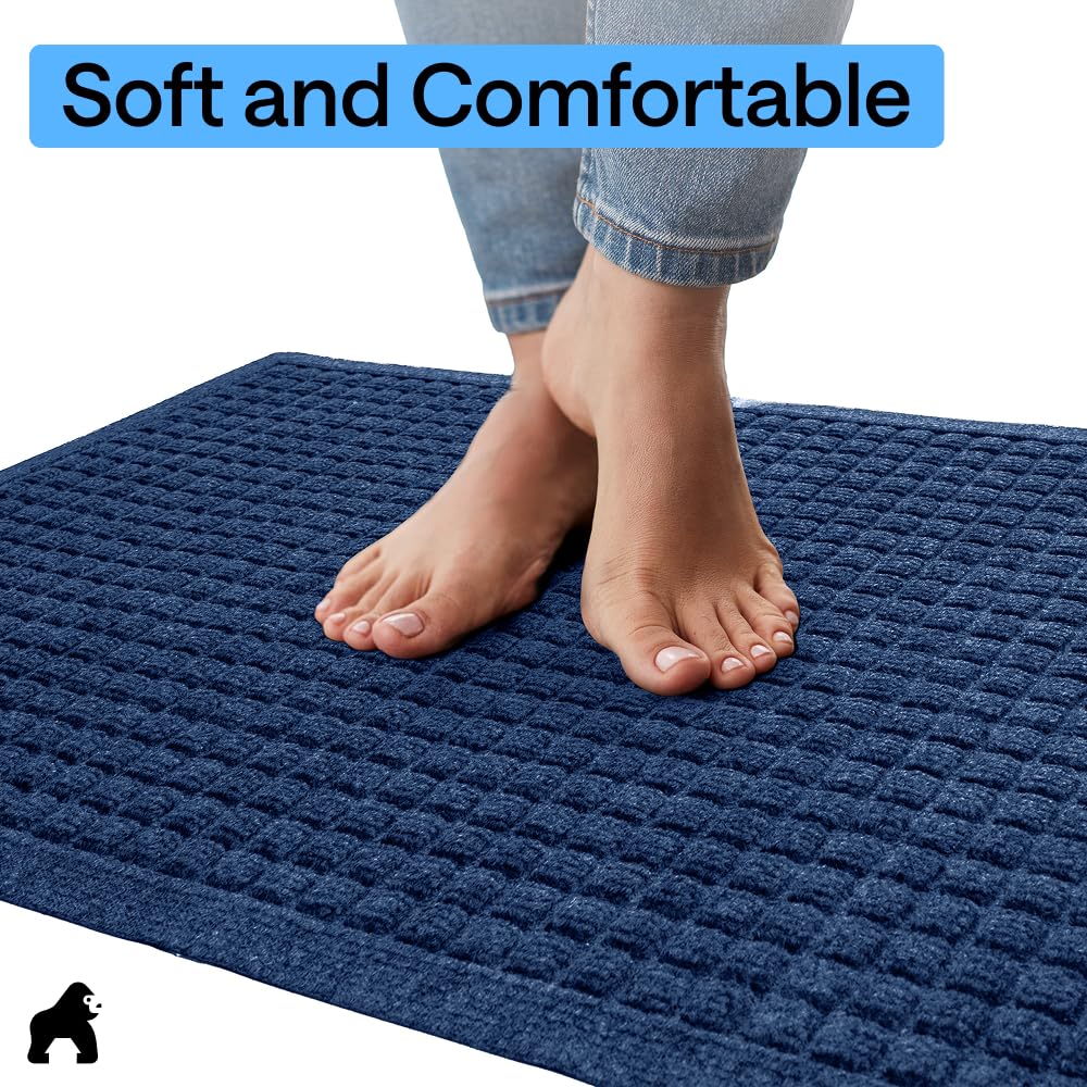 GORILLA GRIP patas de mascota limpiadas por el felpudo eficaz