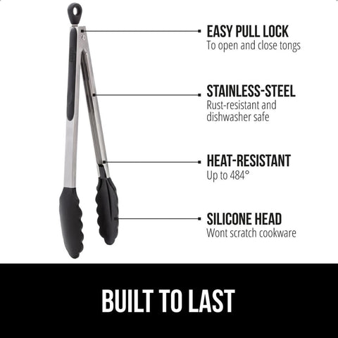 GORILLA GRIP punta de silicona en detalle, protege sartenes antiadherentes