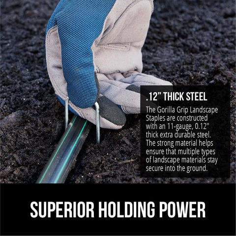GORILLA GRIP acero galvanizado mostrando resistencia al óxido