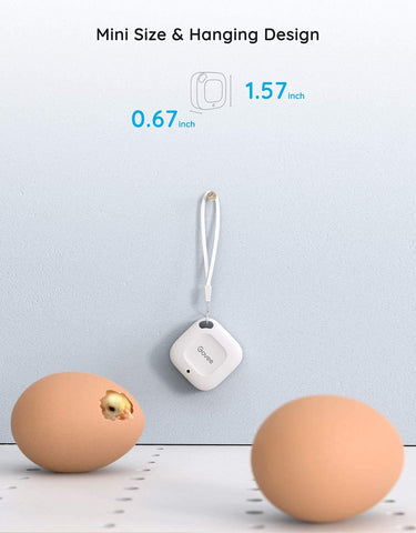 Govee sensor junto a llave para comparar tamaño y portabilidad