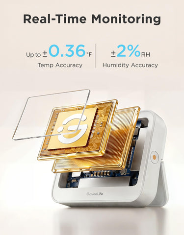GoveeLife gateway en mesa mostrando conectividad y alcance extendido