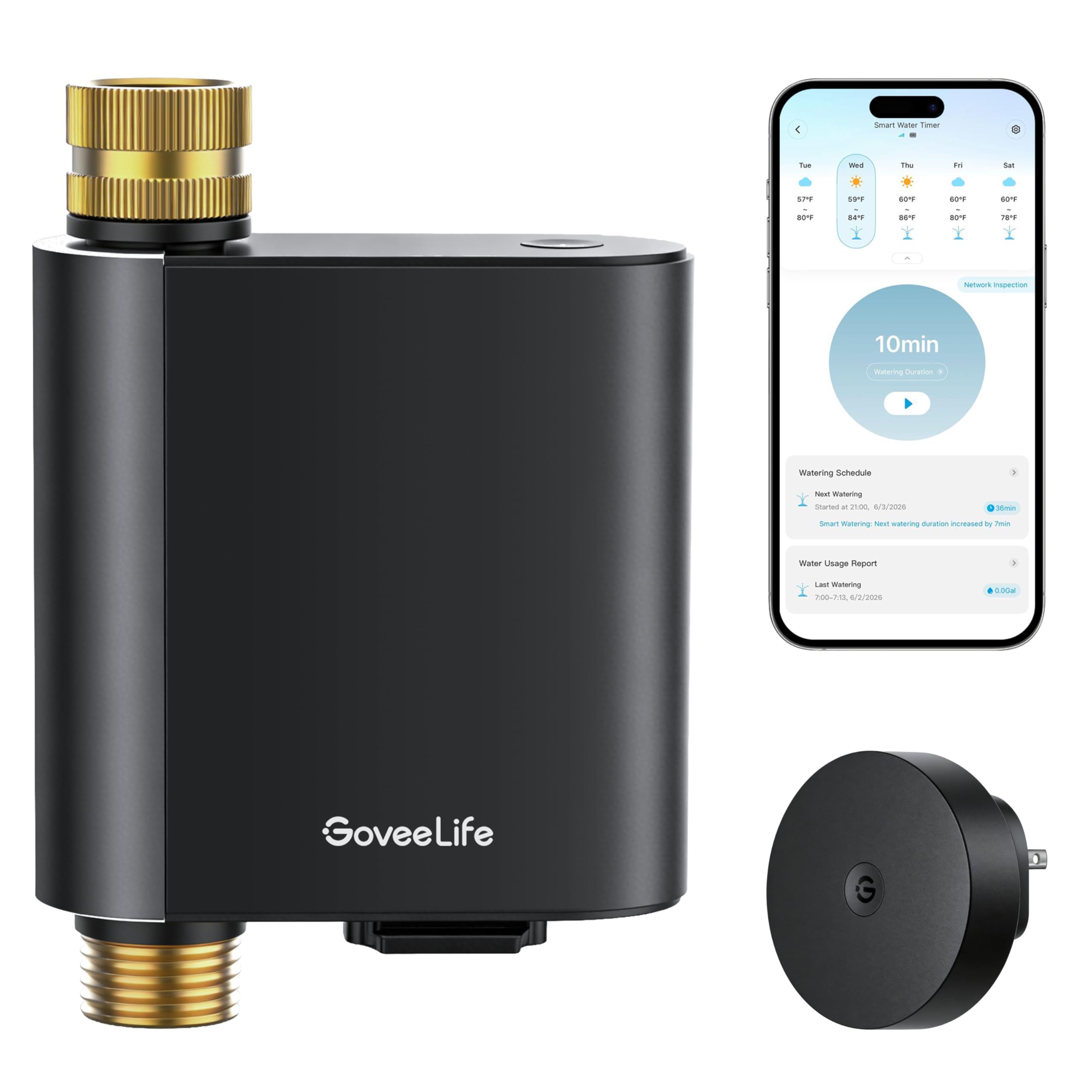 GoveeLife H5901 frontal instalado mostrando control fácil