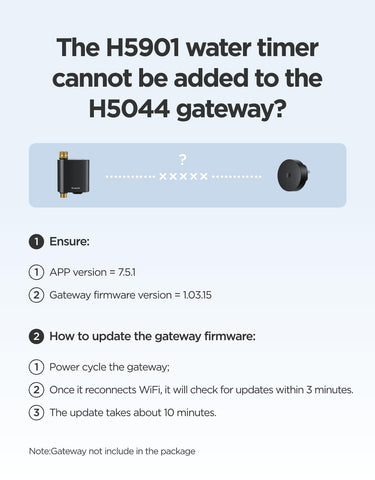 GoveeLife H5901 flujo intermitente en funcionamiento, ahorro de agua visible