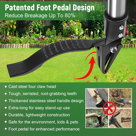 GOXAWEE pedal patentado en uso para mayor palanca y menos esfuerzo