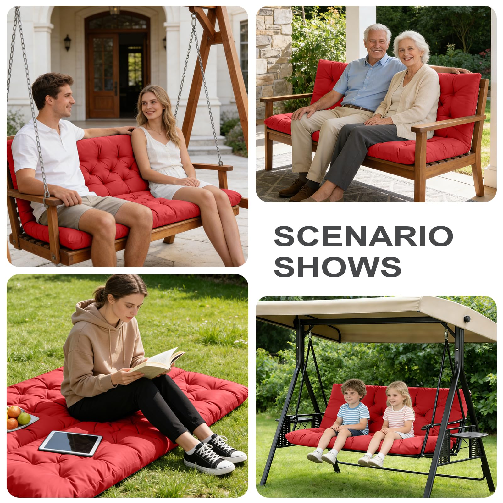 GPQAWER respaldo acolchado detalle que aporta soporte lumbar