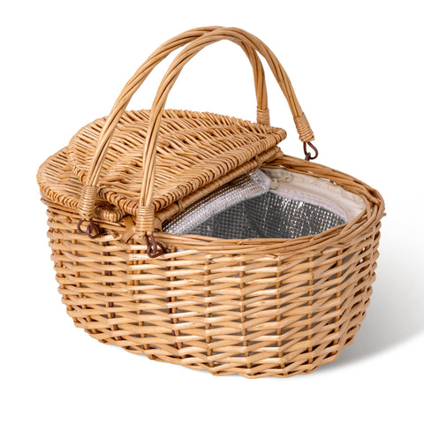 GRANNY SAYS vista frontal de cesta de picnic, aspecto elegante y funcional