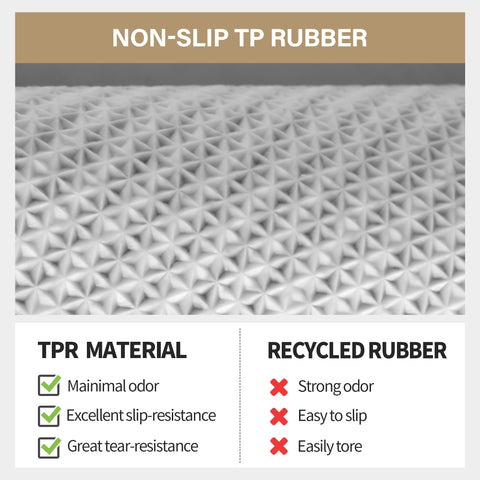 GRANNY SAYS felpudo en uso en una puerta principal mantiene suelos limpios