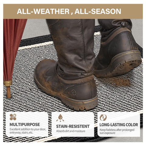 GRANNY SAYS vista del respaldo antideslizante que mantiene el tapete fijo