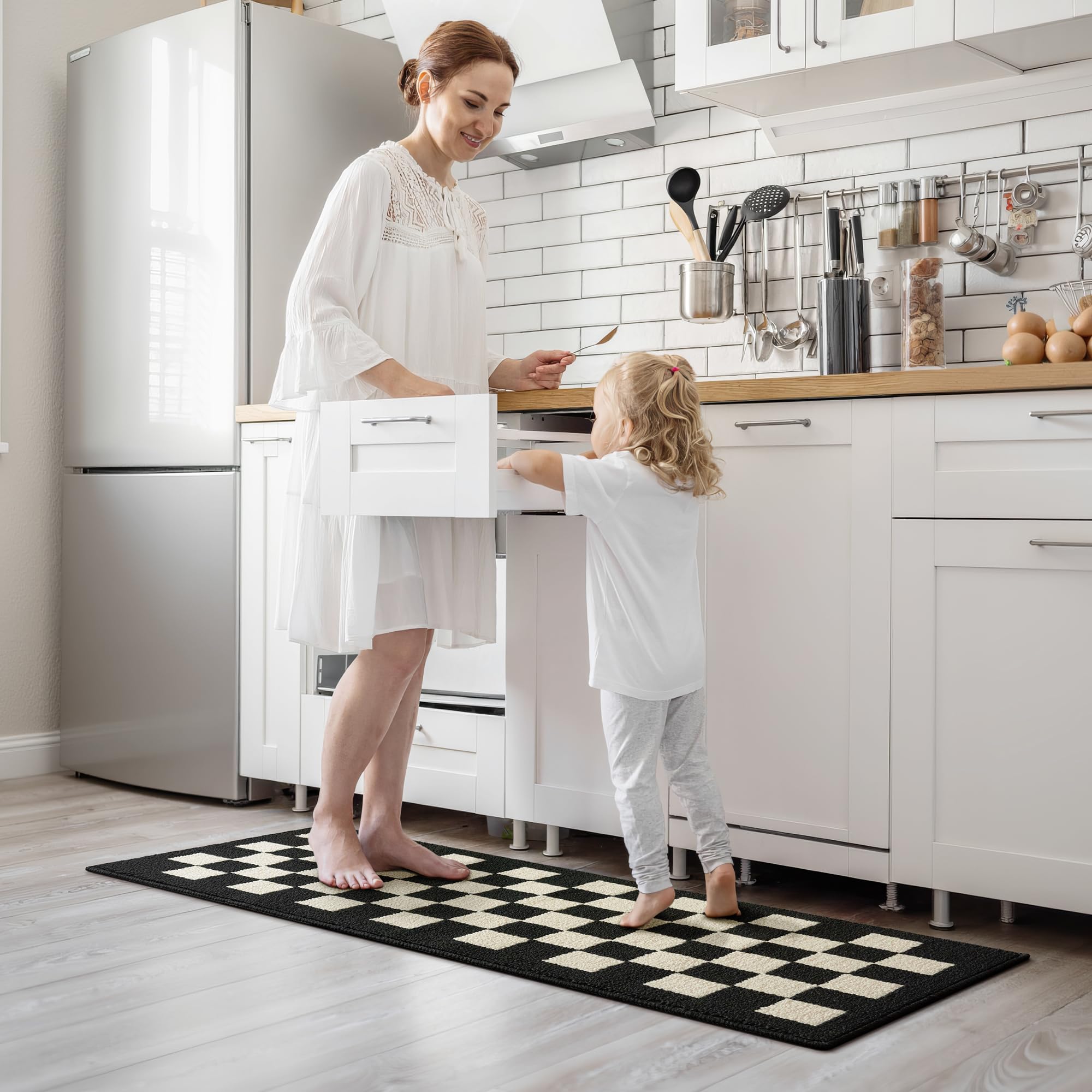GRANNY SAYS felpudo en interior de cocina absorbente y discreto