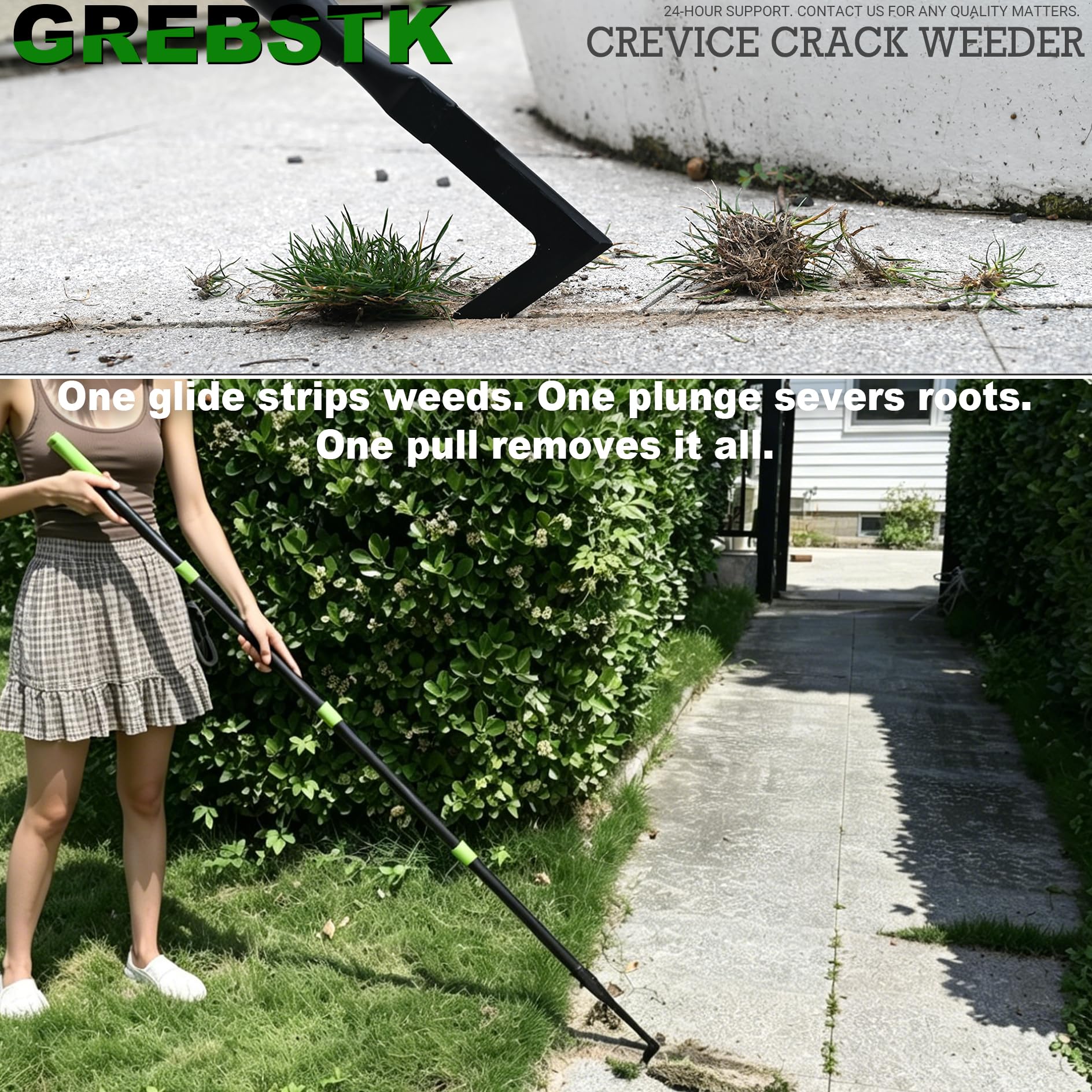 GREBSTK uso en entorno profesional de jardinería, herramienta durable y robusta