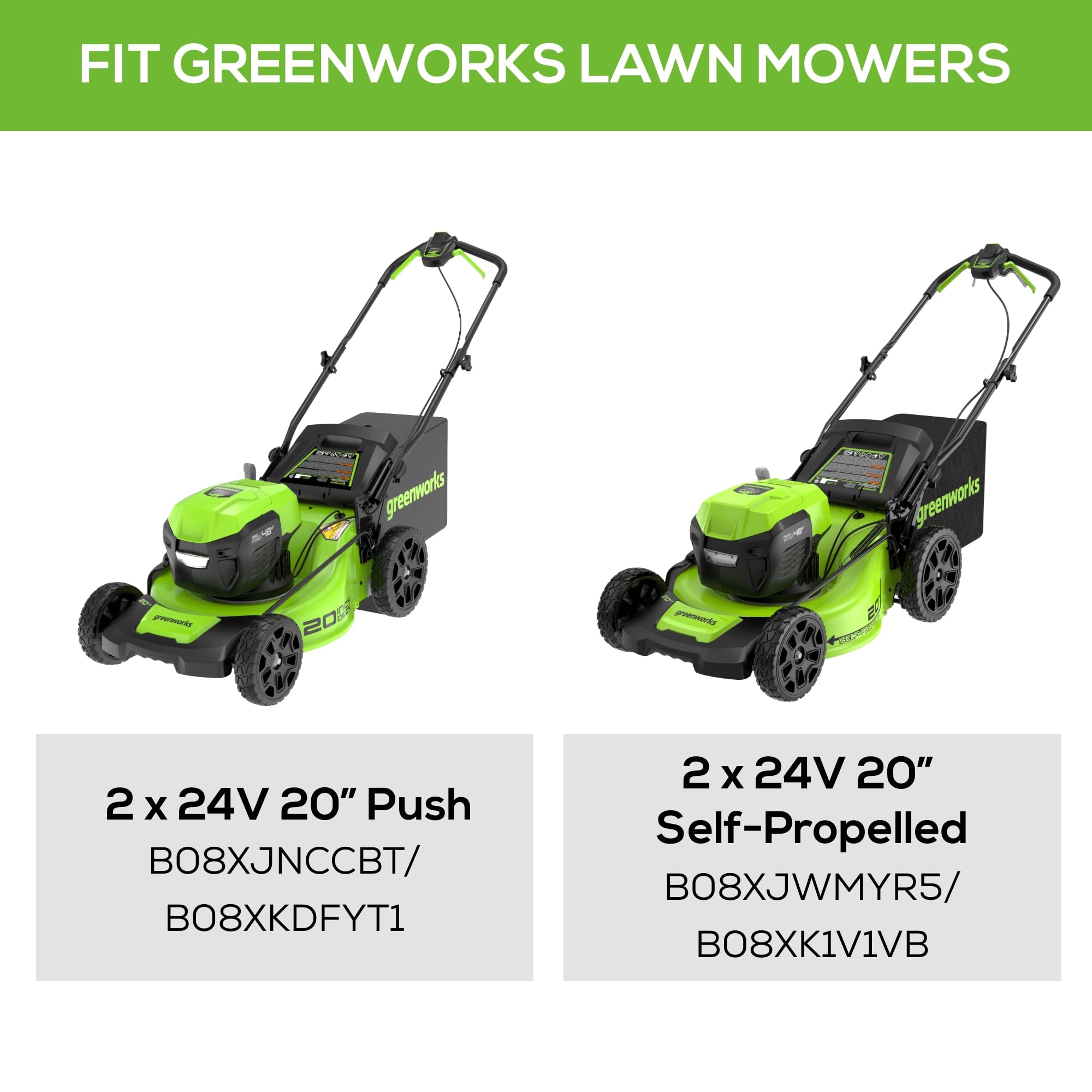 Greenworks cuchilla detalle del filo afilado para cortes limpios y uniformes