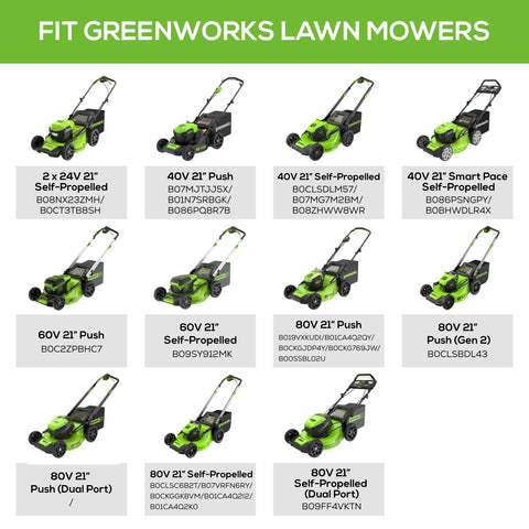 Greenworks detalle del filo afilado que prolonga la vida útil