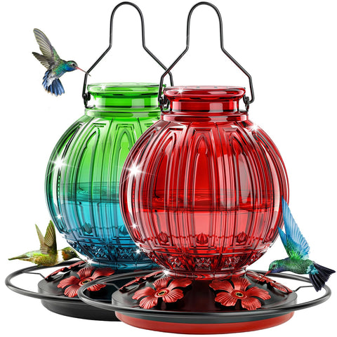 Grete Gotye comedero frontal visible colores que atraen colibríes